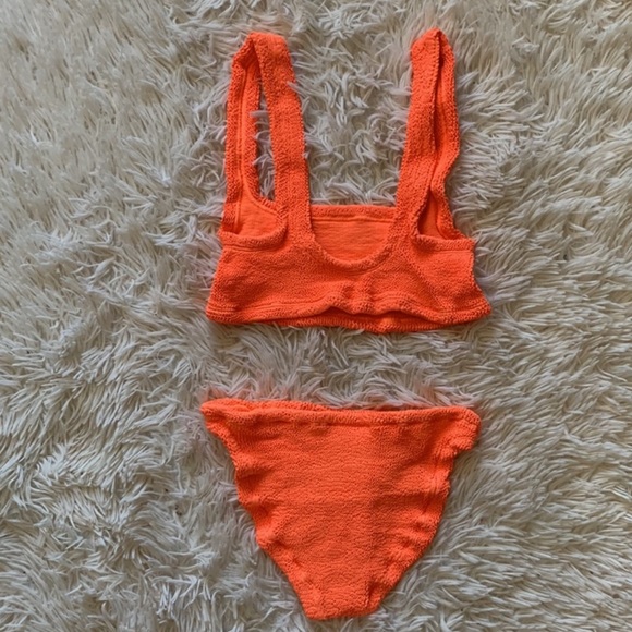 NWT hunza g Xandra bikini set in orange - Picture 7 of 8